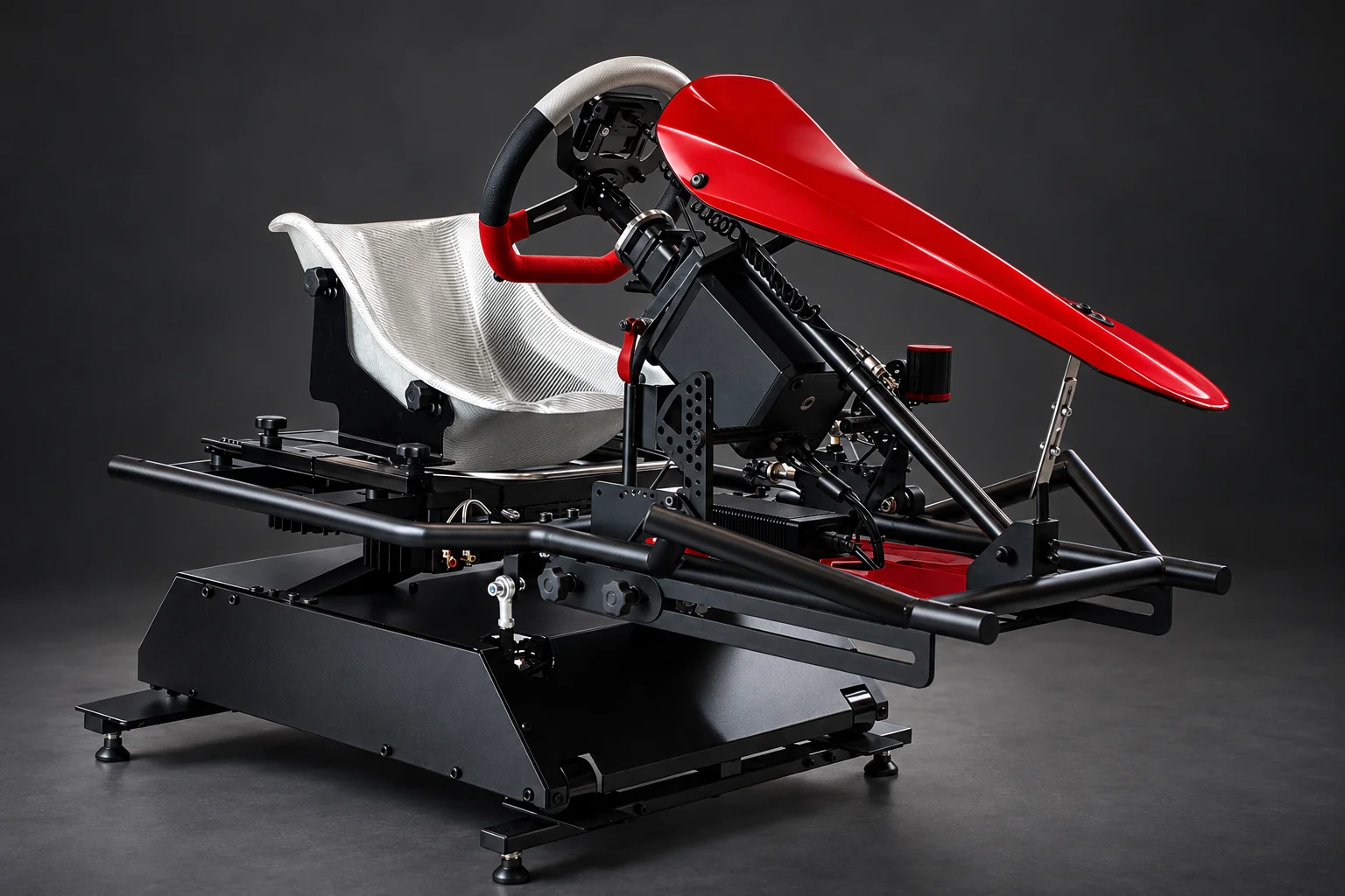 Rig kart professionale con piattaforma motion